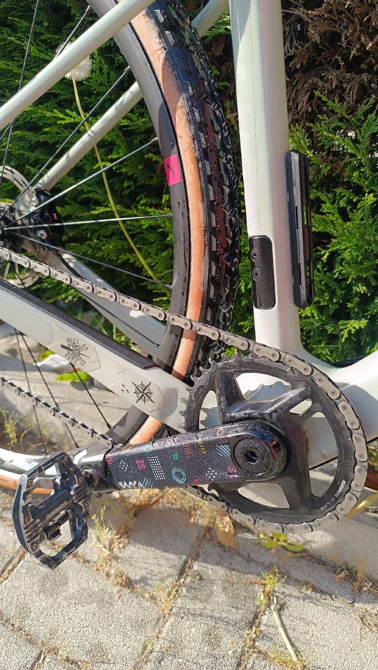 Used RIVERSIDE Carbon Gravel Bike SRAM Rival eTap AXS 2024 Road & Gravel, Light Gray — image 15 of 17