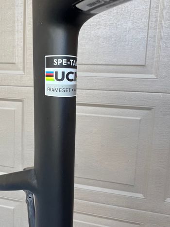 Used Specialized S-Works Tarmac SL8 Ready to Paint Frameset 2024 Frameset 2024 Road & Gravel, Black — image 16 of 16