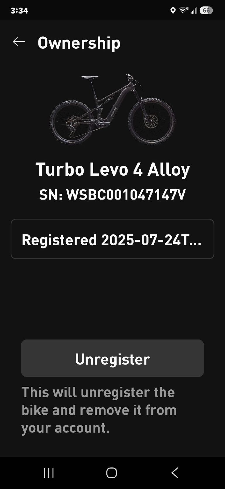 Used Specialized Turbo Levo SRAM XX1 2026 Mountainbike, Black — image 3 of 5