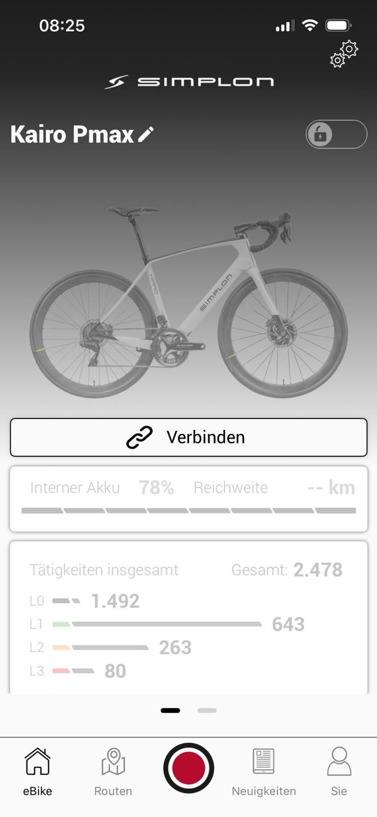 Used Simplon Kiaro Pmax Ultegra 2020 2020 Road & Gravel, Weiß — image 3 of 6