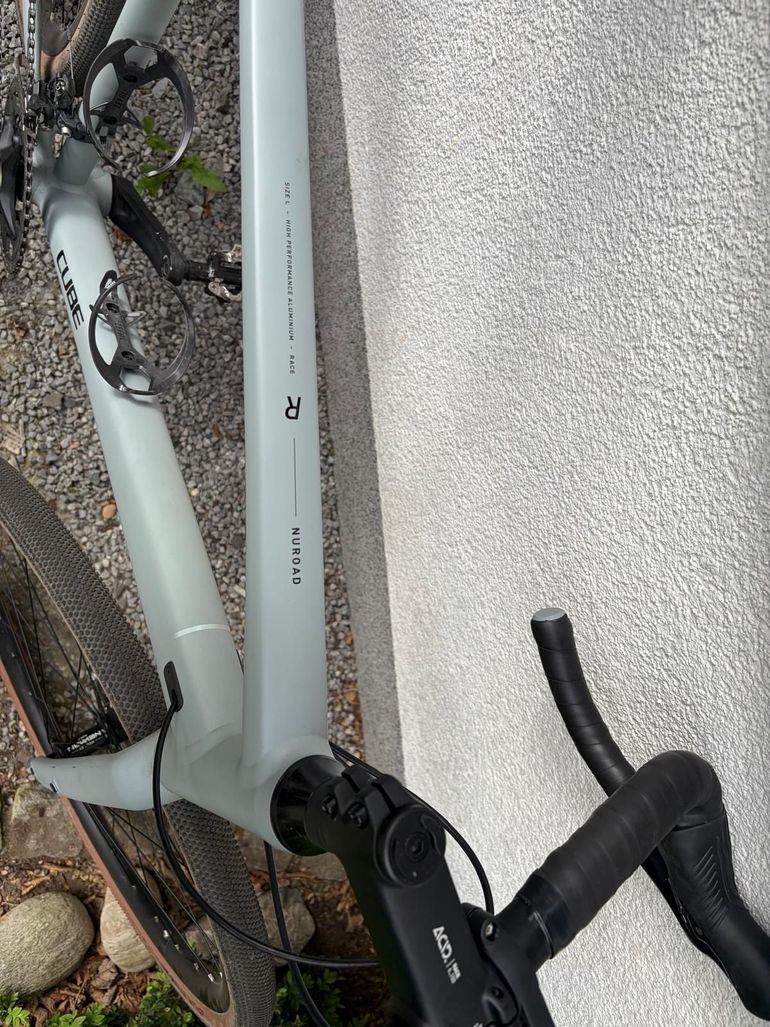 Used CUBE NUROAD, RACE 2025 2025 Road & Gravel, Light Gray — image 3 of 10
