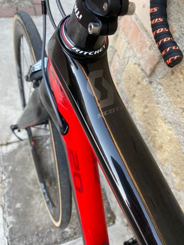 Used Scott Foil 20 2017 2017 Road & Gravel, Red — image 8 of 12