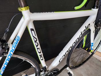 Used Cannondale Caad Shimano 105 2012 Road & Gravel, Weiß — image 7 of 10