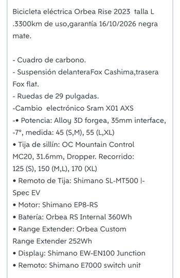 Orbea Rise SRAM X01 Eagle AXS 2023 Mountainbike d'occasion — image 21 sur 21