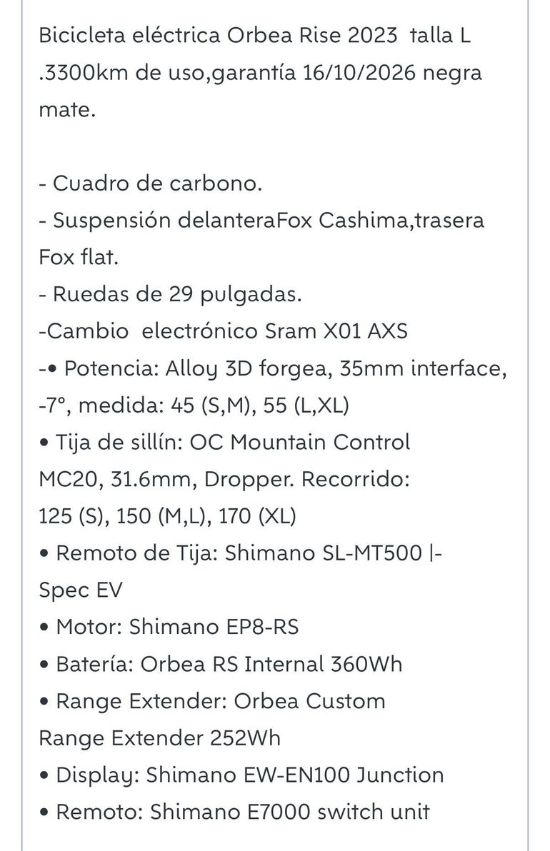 Orbea Rise SRAM X01 Eagle AXS 2023 Mountainbike d'occasion — image 21 sur 21