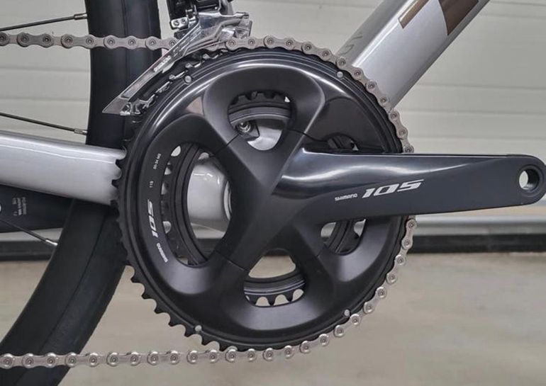 Used Trek Émonda SL 5 2023 2023 Road & Gravel, Grigio chiaro — image 4 of 9