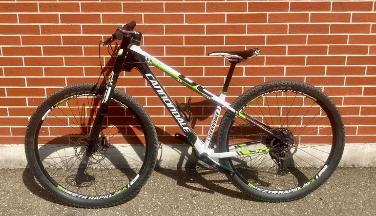 Used Cannondale Cannondale F-si Lefty Carbon 2015 Mountainbike, White — image 3 of 9