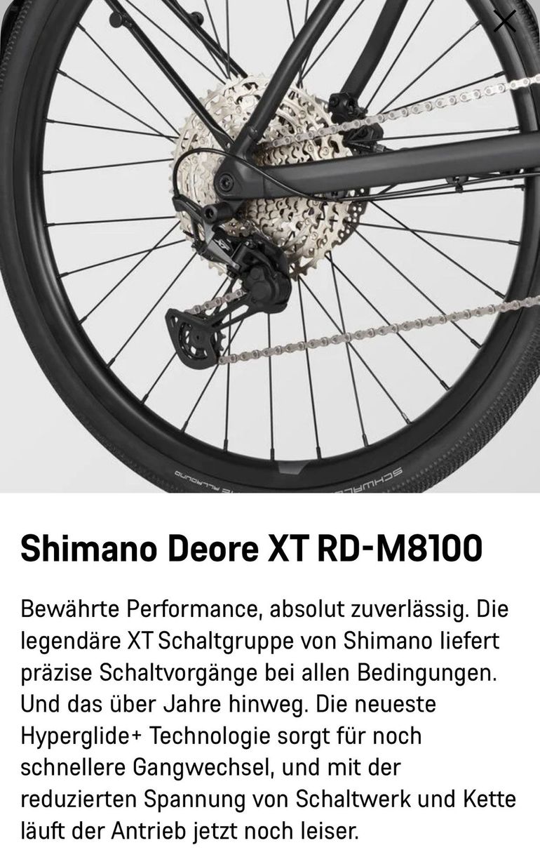 Used Canyon Commuter Shimano Deore XT 2023 Urban, Nero — image 9 of 16