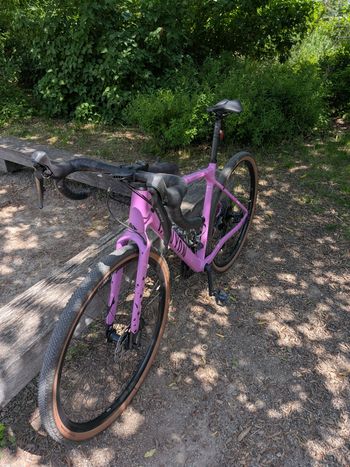 Used Canyon Grizl 7 2021 2021 Road & Gravel, Purple — image 2 of 9