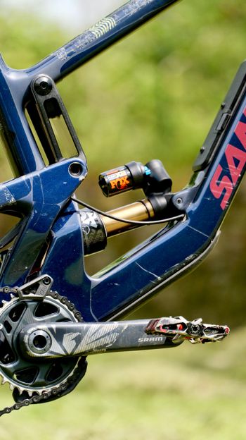 Used Santa Cruz NOMAD X01 / Carbon CC 2024 2024 Mountainbike, Blau, 29, 27.5 — image 3 of 5