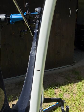 Used Factor OSTRO V.A.M. Disc Carbon 54cm Pearl White Chrome 2024 Frameset 2024 Road & Gravel — image 17 of 18
