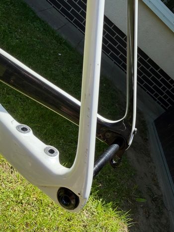 Used Factor OSTRO V.A.M. Disc Carbon 54cm Pearl White Chrome 2024 Frameset 2024 Road & Gravel — image 16 of 18