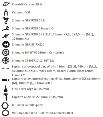 Tweedehands Lapierre Crosshill CF 6.0 2025 2025 Road & Gravel — afbeelding 7 van 7