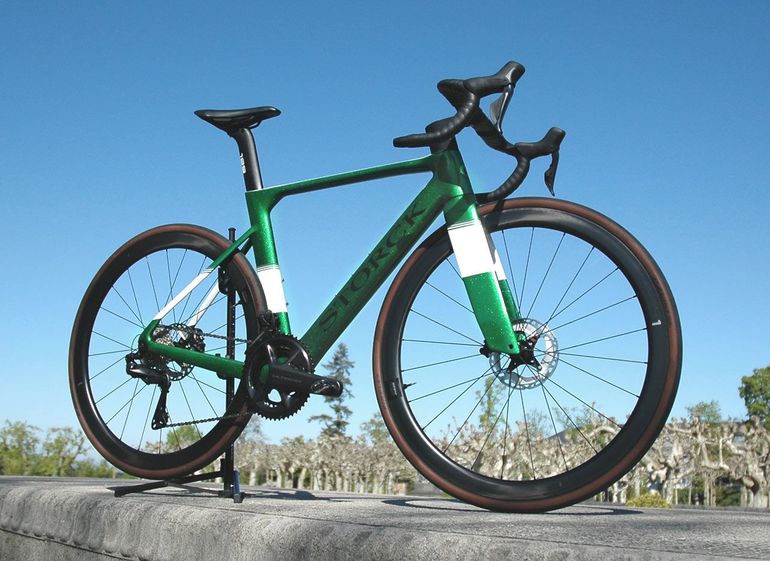 Used Storck Aerfast.4 Pro Disc Ultegra Di2 2x12 2025 2025 Road & Gravel, Verde — image 6 of 7