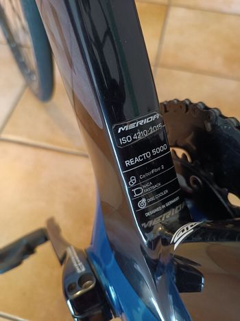 Used Merida REACTO 5000 2023 2023 Road & Gravel, Blue — image 10 of 10