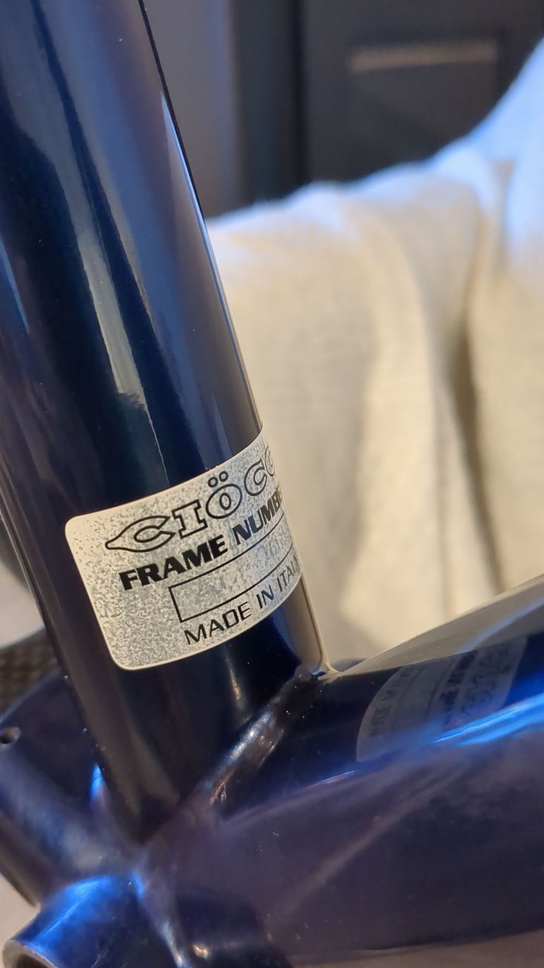 Used CIÖCC Pro Race Carbon Vintage Frameset 2010 Road & Gravel, Blue — image 4 of 16