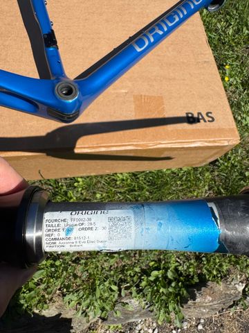 Used Origine Axxome Frameset 2024 Road & Gravel, Blue — image 3 of 7