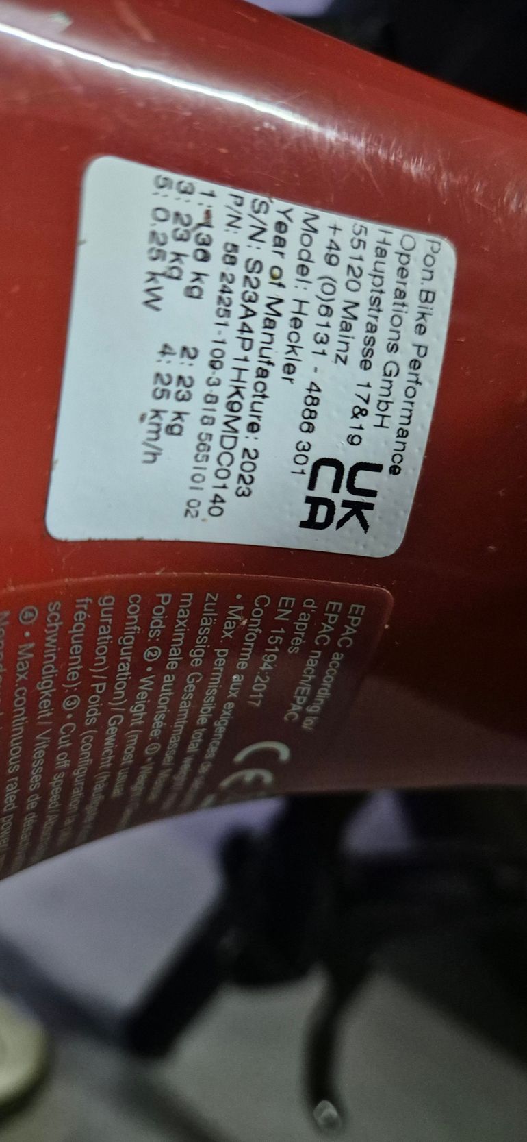Used Santa Cruz HECKLER S 29 / Carbon C 2024 2024 Mountainbike, Red, 29, 27.5 — image 9 of 11