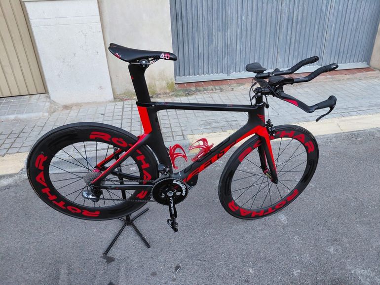 Used Felt B12 Shimano Ultegra Di2 2015 Road & Gravel, Red — image 6 of 14