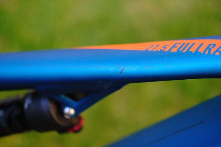 Used R RAYMON FullRay E-Seven 7.0 2021 2021 Mountainbike, Blue, 27.5 — image 7 of 10