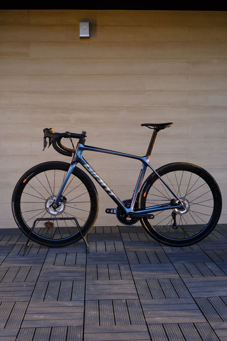 Used Giant TCR Advanced Pro Disc 0 Di2 2024 2024 Road & Gravel, Blau — image 2 of 7