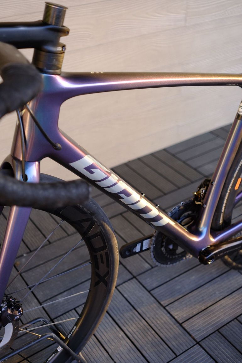 Used Giant TCR Advanced Pro Disc 0 Di2 2024 2024 Road & Gravel, Blau — image 6 of 7