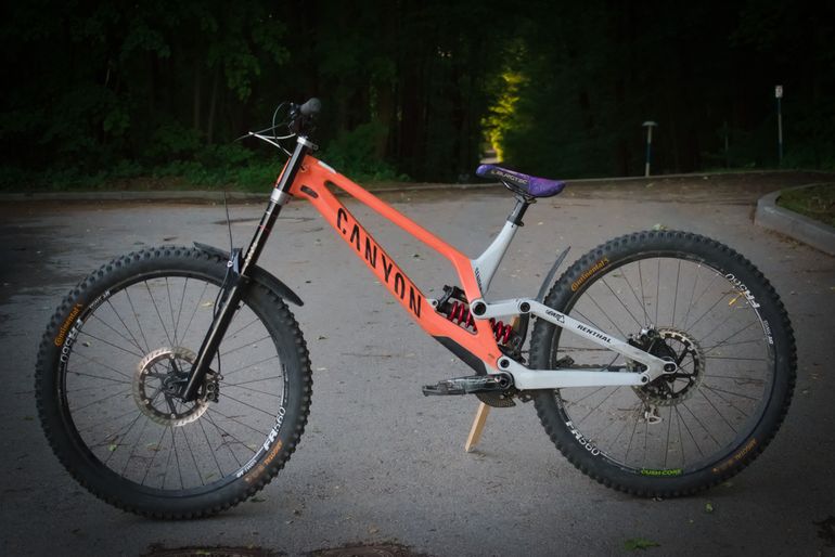 Used Canyon Sender CFR 29 Underdog 2023 2023 Mountainbike, Orange, 29 — image 2 of 10