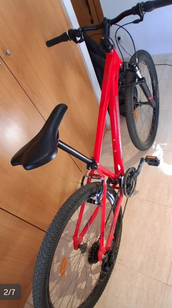 Used ROCKRIDER ST100 S (no Envio) 2021 Mountainbike, Red — image 2 of 3