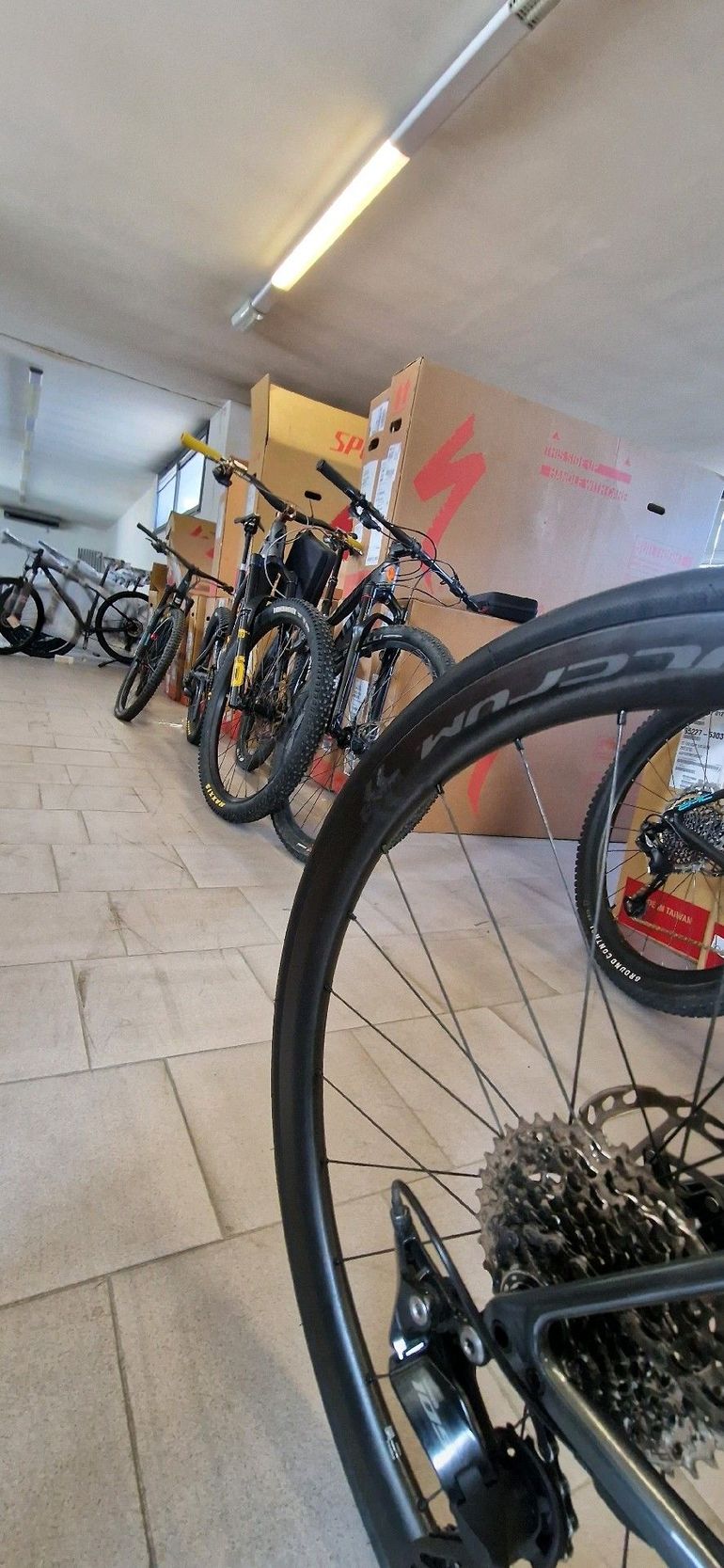 Used Specialized Aethos Sport - Shimano 105 2025 2025 Road & Gravel, Light Gray — image 24 of 27