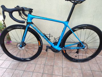 Giant TCR Advanced Pro 0 Disc 2019 2019 Road & Gravel usato, Blu — immagine 2 di 6