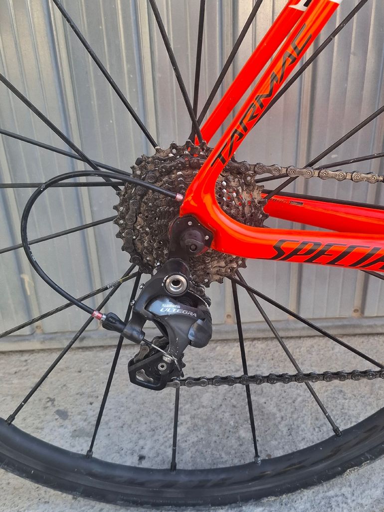 Used Specialized Tarmac SL4 Sport 2017 2017 Road & Gravel, Orange — image 6 of 7