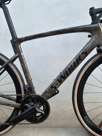 Used Specialized S-Works Roubaix SL8 Di2 2025 2025 Road & Gravel, Light Gray — image 4 of 8