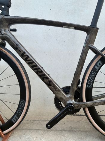Used Specialized S-Works Roubaix SL8 Di2 2025 2025 Road & Gravel, Light Gray — image 6 of 8