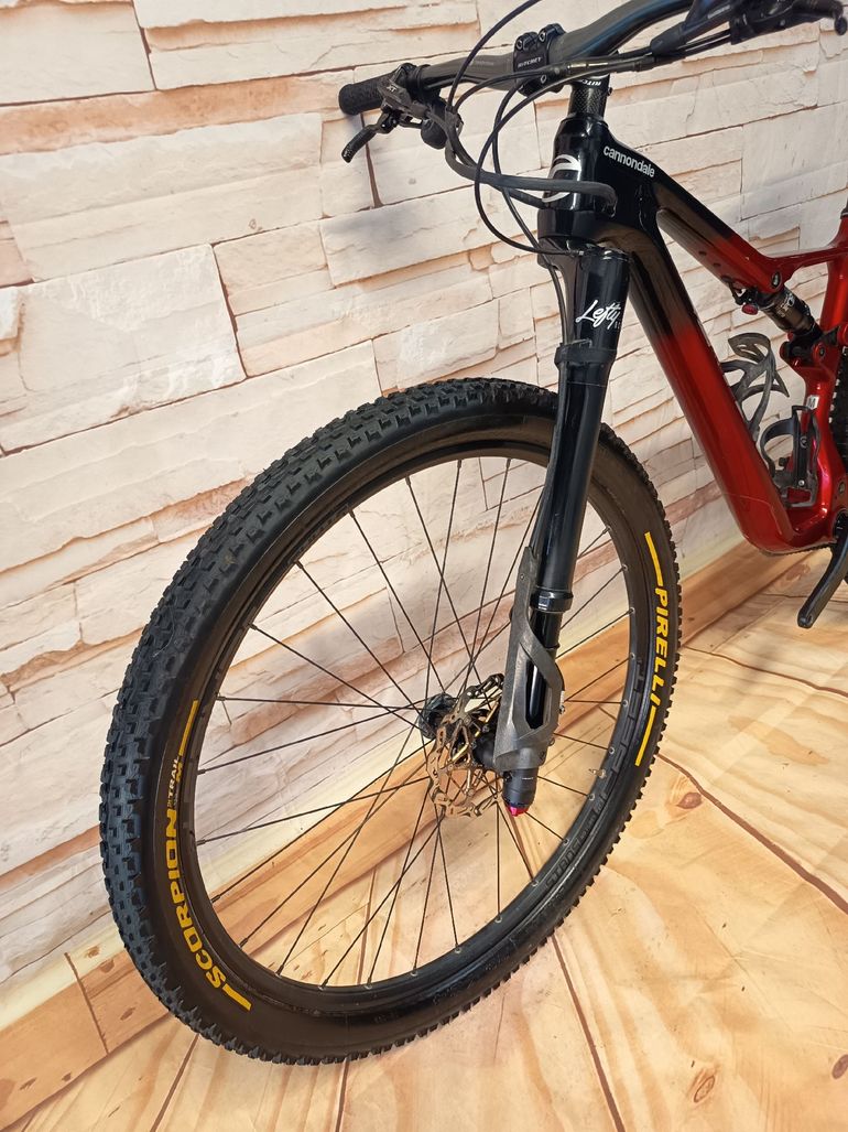Used Cannondale Scalpel Carbon 3 2022 2022 Mountainbike, Red, 29 — image 3 of 10