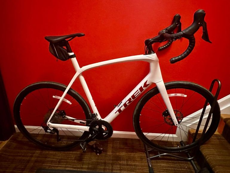 Used Trek Domane SL 5 2020 2020 Road & Gravel, White — image 1 of 6