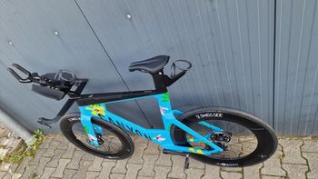 Used Canyon Speedmax CF SLX Disc Hawaii 2022 2022 Road & Gravel, Azul — image 10 of 16