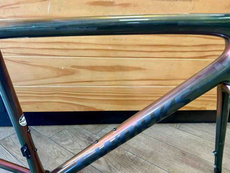 Used Specialized S-Works Aethos Frameset - FACT 12r Carbon 2024 Frameset 2024 Road & Gravel, Orange — image 2 of 4