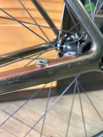 Used Specialized S-Works Aethos Frameset - FACT 12r Carbon 2024 Frameset 2024 Road & Gravel, Orange — image 4 of 4