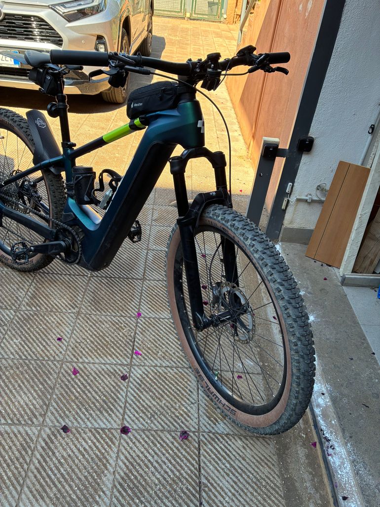 Used CUBE REACTION HYBRID, SLT 750 2024 2024 Mountainbike, Green, 27.5, 29 — image 3 of 4