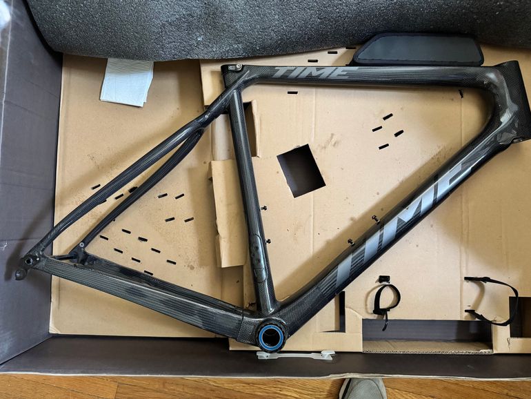 Used Time ADHX Frameset 2025 Road & Gravel, Black — image 1 of 3