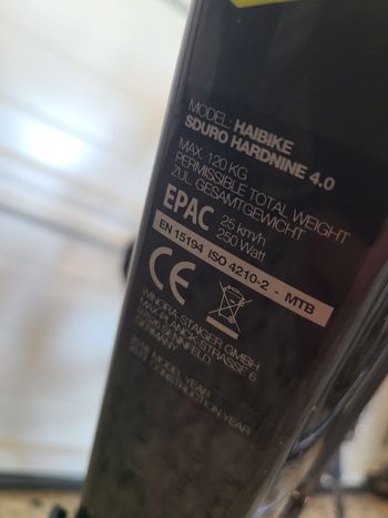 Used Haibike SDURO HardNine 4.0 2018 2018 MTB