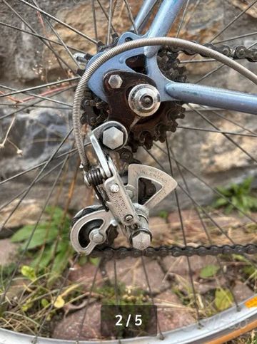Used Bianchi Eroica Campagnolo Veloce 1970 Road & Gravel, Blue — image 2 of 4