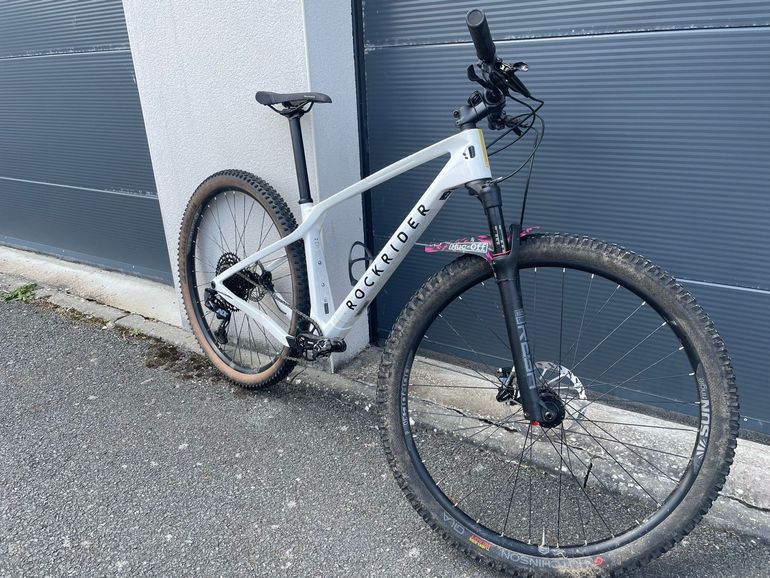 Used ROCKRIDER Fahrrad Mountainbike Hardtail XC Carbonrahmen Race 900 NX weiß 2025 2025 Mountainbike, Blanco — image 2 of 5