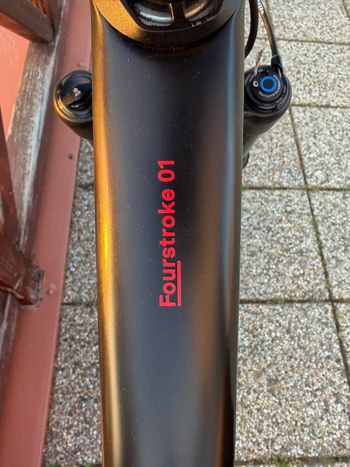 Used BMC Fourstroke Sram Eagle Transmission XX SL 2024 Mountainbike, Red — image 8 of 10