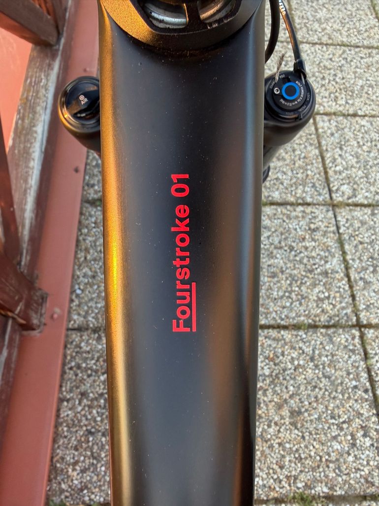 Used BMC Fourstroke Sram Eagle Transmission XX SL 2024 Mountainbike, Red — image 8 of 10