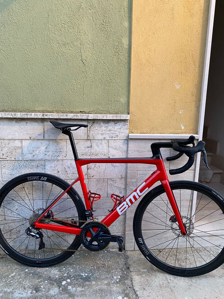 Used BMC Teammachine SLR01 DISC THREE 2019 2019 Road & Gravel, Red — image 2 of 3