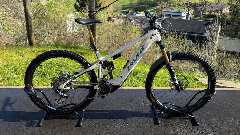 Used Pivot SHUTTLE AM Team XX Eagle Transmission w/ Carbon Wheels 2024 2024 Mountainbike, White, 29 — image 1 of 4