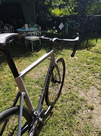 Used Bianchi Aria Ultegra Disc Di2 12S 2023 2023 Road & Gravel, Light Gray — image 4 of 6