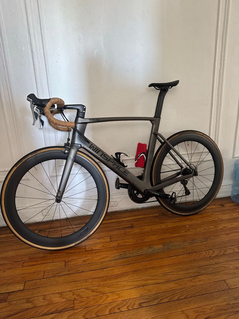 Used WINSPACE T1500 Shimano 105 2023 Road & Gravel, Light Gray — image 1 of 4