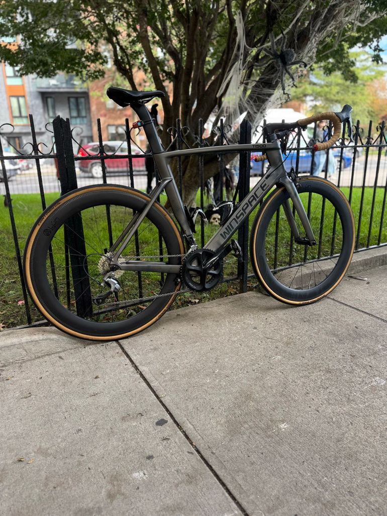 Used WINSPACE T1500 Shimano 105 2023 Road & Gravel, Light Gray — image 3 of 4